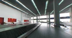 Arrivals baggage collection area