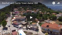 Bochali and Zante Town Aerial 360